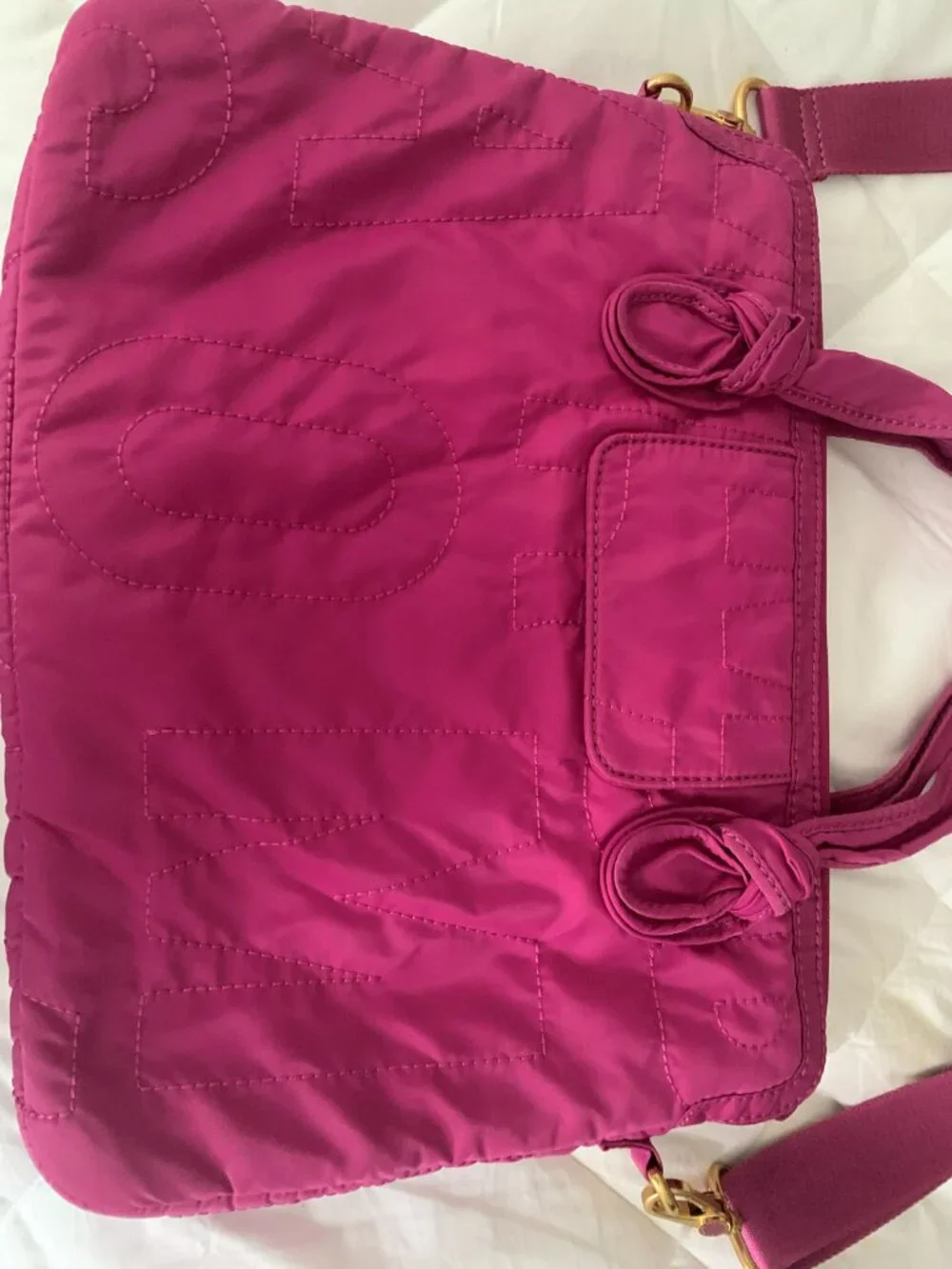 Marc by Marc Jacobs hot pink shoulder bag